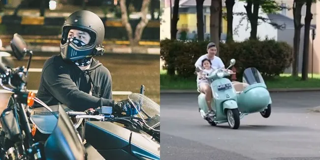 8 Foto Penampilan Kece Glenn Alinskie Jadi Anak Motor, Sempat Atraksi Bareng Nastusha!