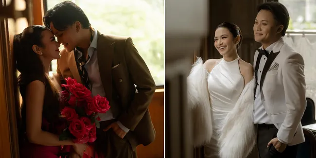 8 Foto Prewed Mahalini dan Rizky Febian yang Baru Dirilis, Mesra Romantis