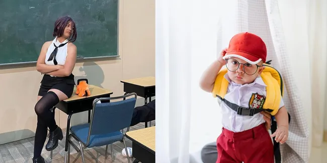 8 Gaya Anak Artis Cosplay Bikin Gemas, Totalitas Jadi Hewan Hingga Anime