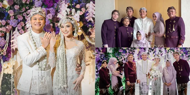 8 Momen Hangat Rizky Febian dan Keluarga di Hari Pernikahannya, Ada Jeffry Reksa - Kekasih Sule Tak Terlihat
