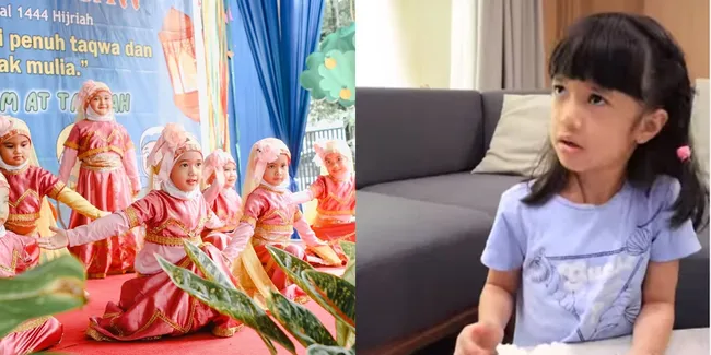 8 Potret Anak Perempuan Nycta Gina yang Sudah Tumbuh Besar, Cantik Nan Manis Saat Menari Tarian Daerah - Ekspresi Lucu Saat Makan Roti Dicampur Nasi