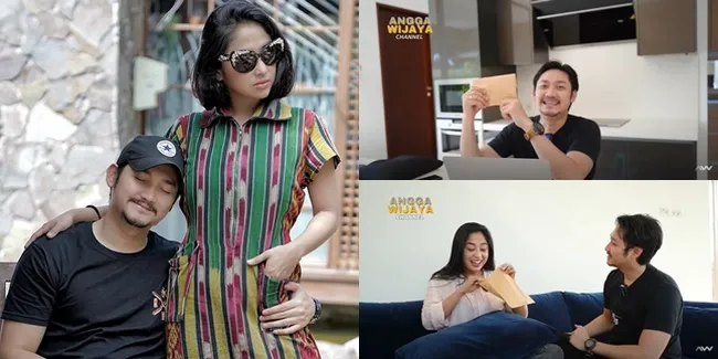 8 Potret Angga Wijaya Serahkan Gaji Pertamanya Buat Dewi Perssik, Setelah 4 Tahun Nikah Akhirnya Bisa Beri Nafkah