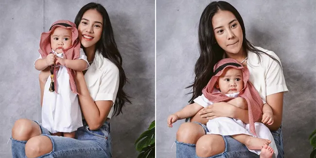 8 Potret Anya Geraldine Foto Bareng Rayyanza Pakai Kostum Pangeran Arab, Lucu dan Nggemesin Banget!