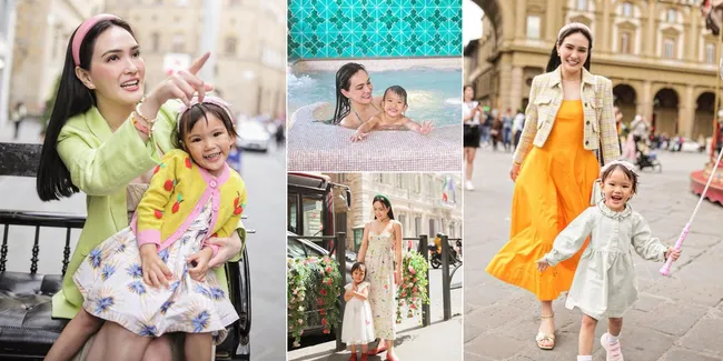 8 Potret Baby Claire Jadi Sosialita Cilik Selama di Italia, Gayanya Nggak Kalah Cantik dan Stylish dari Shandy Aulia