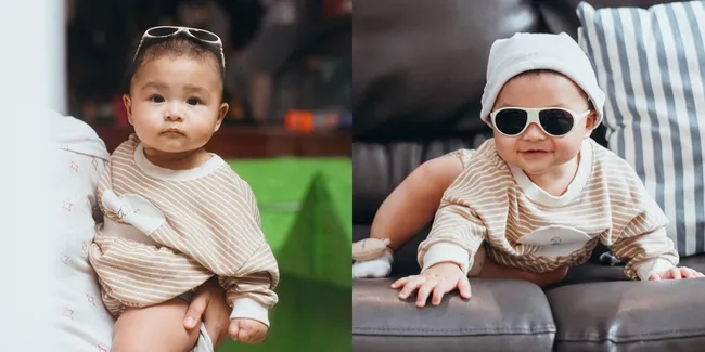 8 Potret Baby Dante Putra Bungsu Chelsea Olivia dan Glenn Alinskie, Wajah Bulat yang Lucu dan Menggemaskan - Rambut Jabrik Tipis Jadi Sorotan