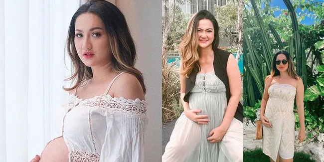 8 Potret Babybump Tengku Dewi Putri, Berjuang Lewat Bayi Tabung - Sebentar Lagi Lahiran