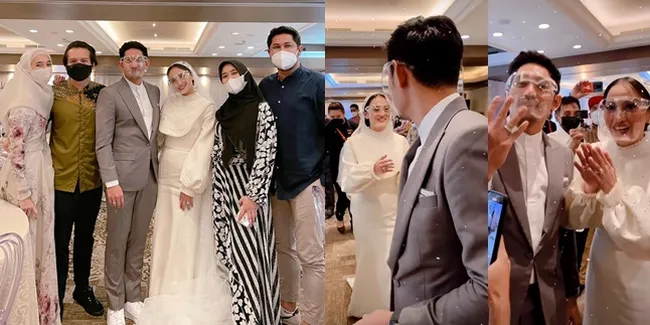 8 Potret Bahagia Ibnu Jamil dan Ririn Ekawati Usai Resmi Menikah, Tebar Senyum Sambil Pamer Cincin di Jari Manis