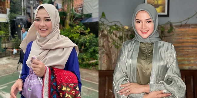8 Potret Bella Bonita Istri Denny Caknan Saat Berhijab, Netizen: Adem Kayak Ubin Masjid
