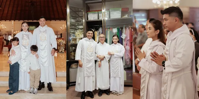 8 Potret Chelsea Olivia dan Glenn Alinskie Perdana Jadi Lektor Gereja, Banjir Pujian Netizen - Disebut Keluarga Artis Panutan