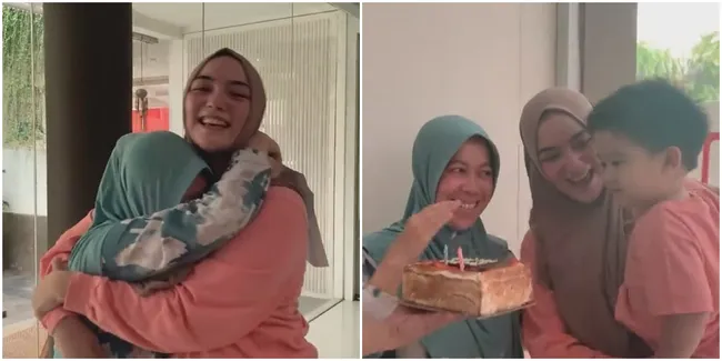 8 Potret Citra Kirana Berikan Kejutan Umrah Kepada Sang Pengasuh Bayi, Terkejut Hingga Tak Dapat Berkata Apa-Apa