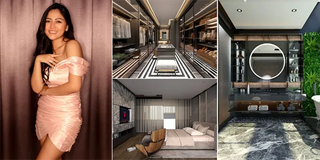 8 Potret Desain Walking Closet dan Master Room Rachel Vennya, Mewah Bernuansa Abu-Abu Hingga Kayu