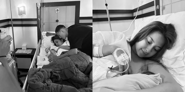 8 Potret Detik-Detik Jennifer Coppen Melahirkan Anak Pertama, Sang Kekasih Setia Menemani