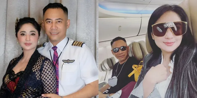 8 Potret Dewi Perssik dan Pacar Pilot Yang Jarang Sekali Umbar Kemesraan, Sudah Pikirkan Hari Baik - Siap Menikah Dalam Waktu Dekat?