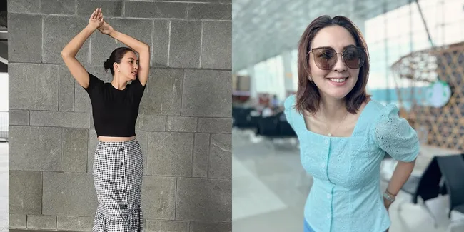 8 Potret Donna Agnesia dengan Pinggang Rampingnya yang Menarik Perhatian Netizen, Penampilan Kembali Seperti Saat Masih Gadis