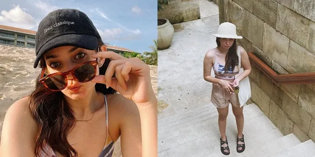 8 Potret Enzy Storia Saat Liburan ke Bali, Renang Pakai Swimsuit Bikin Gagal Fokus Netizen