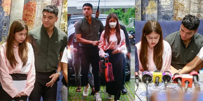8 Potret Fadly Faisal Setia Dampingi Rebecca Klopper Saat Klarifikasi Video Syur, Seolah Bantah Kabar Putus