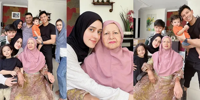 8 Potret Fairuz A Rafiq Rayakan Ulang Tahun Sang Bunda ke-74, Kumpul Keluarga Penuh Kehangatan - Doakan Ibunya Sembuh dari Demensia