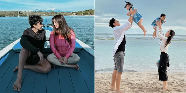 8 Potret Felicya Angelista dan Caesar Hito Ajak Dua Putri Cantiknya Liburan ke Bali