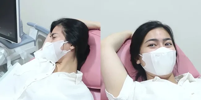 8 Potret Felicya Angelista Nangis Lihat Si Kecil Lewat USG Saat Periksa Kandungan, Terharu Pertama Kali Dengar Detak Jantung Si Kecil 