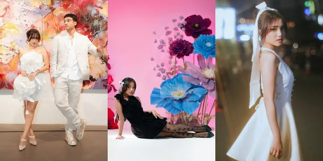 8 Potret Fuji yang Selalu Menawan Pakai Gaun, Cantiknya Manglingi - Mini Dress Tanpa Lengan Jadi Andalan