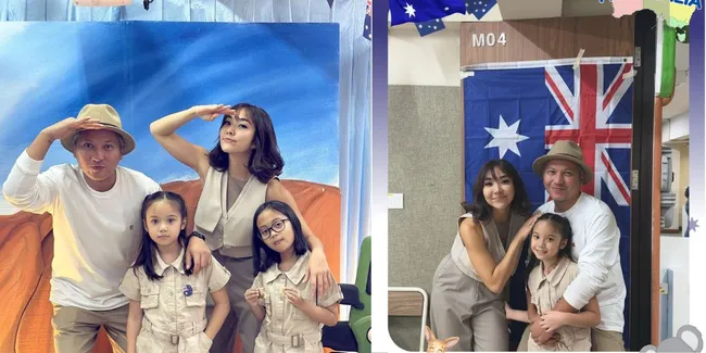 8 Potret Gading Marten dan Gisella Anastasia Akur Dampingi Gempi di Acara UN Day 2023