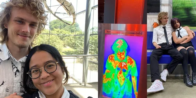 8 Potret Gaya Pacaran Cinta Kuya dengan Cowok Bule di Amerika, Cosplay di Kelas Hingga Museum Date