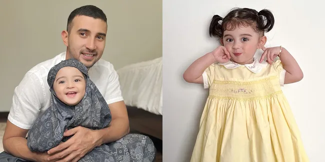 8 Potret Gemasnya Guzel Anak Margin Wieheerm yang Asyik Naik Kuda, Wajah Lempeng dan Helm Kedodorannya Disorot