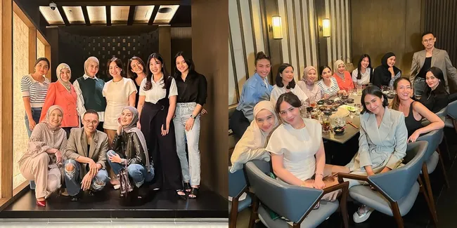 8 Potret Geng Cendol Kumpul Lagi, Terlihat Paula Verhoeven Ikut Hadir - Senyum Merekah Saat Foto Bareng