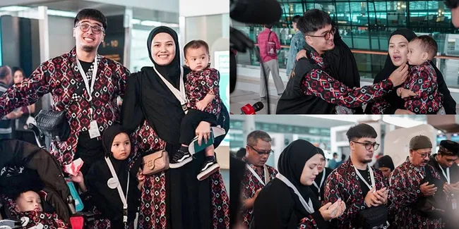 8 Potret Hangat Ricky Harun Umrah Bareng Keluarga, Boyong Istri yang Lagi Hamil Besar