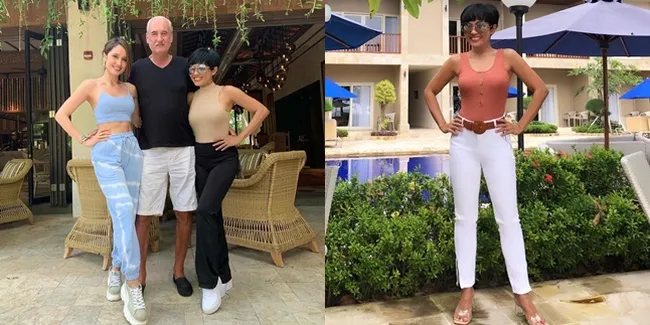 8 Potret Herdina Ibunda Cinta Laura, Mama Hits yang Awet Muda - Punya Body Goals di Usia Hampir Kepala 6