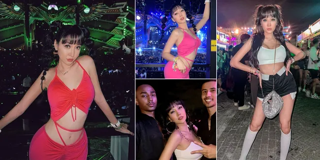 8 Potret Hot Lucinta Luna Dandan Bak Idol K-Pop Saat Hadiri DWP 2022, Dikelilingi Banyak Pria - Sebut Dirinya Gadis Piala Dunia