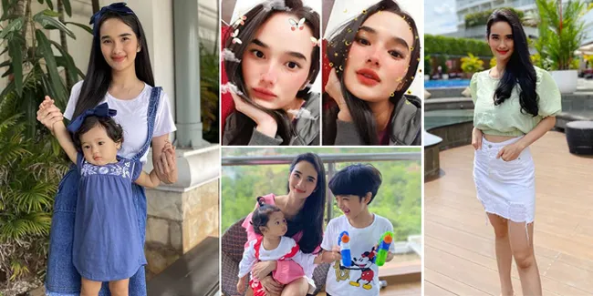 8 Potret Hot Mom Faby Marcelia yang Tetap Cantik & Langsing Bak Perawan Meski Sudah Punya 2 Anak