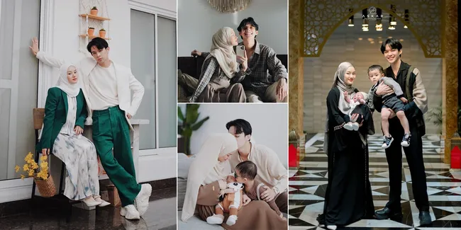 8 Potret Inspirasi Baju Lebaran Couple ala Rey Mbayang dan Dinda Hauw, Cocok Banget Buat Pasangan Muda