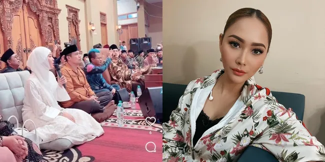 8 Potret Inul Daratista Saat Hadiri Pengajian Gus Iqdam di Blitar - Jawa Timur, Ramai Dihujat Gara-Gara Cara Duduknya - Langsung Buka Suara