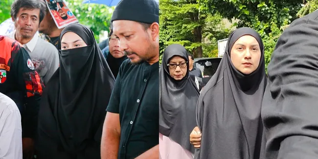 8 Potret Irish Bella Melayat Suhendri Zoni Ayah Ammar Zoni, Pakai Gamis Hitam - Wajah Tanpa Pulasan Make Up Jadi Sorotan