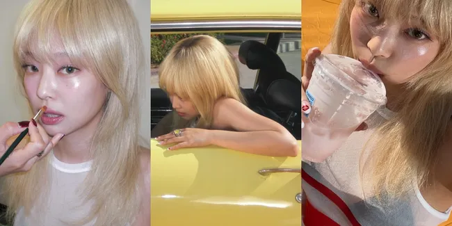 8 Potret Jennie BLACKPINK Berambut Pirang, Cantiknya Menyihir Fans Bak Mantra - Disebut Barbie Hidup