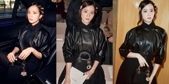 8 Potret Jisoo BLACKPINK Hadiri Event Fashion Show di Paris, Cantiknya Kebablasan - Menawan Pakai Gaun Hitam