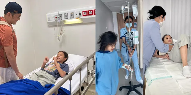 8 Potret Kala Anak Zaskia - Hanung Sakit Usus Buntu, Sampaikan Pesan Lewat Surat - Operasi Habis 120 Juta