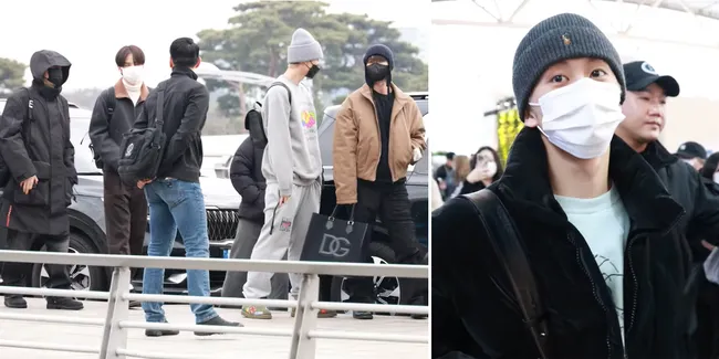 8 Potret Keberangkatan Member NCT 127 dari Bandara Incheon ke Jakarta, Taeyong Masih di Jepang?