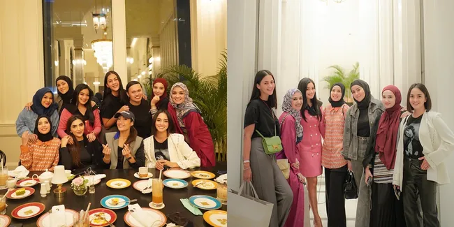 8 Potret Keseruan Geng Cendol Dinner Bareng Hingga Nonton Konser Dewa 19, Penampilan Mama-mama Cantik Ramai Disorot