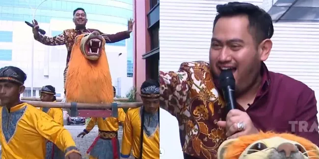 8 Potret King Nassar Kembali Syuting Usai Jatuh Sakit, Diarak Naik ‘Singa’ Jadi Sorotan