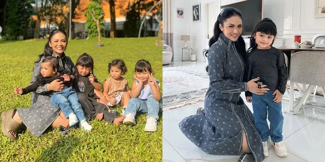 8 Potret Kris Dayanti Nikmati Hari Momong Cucu dan Keponakan,Terlihat Bahagianya