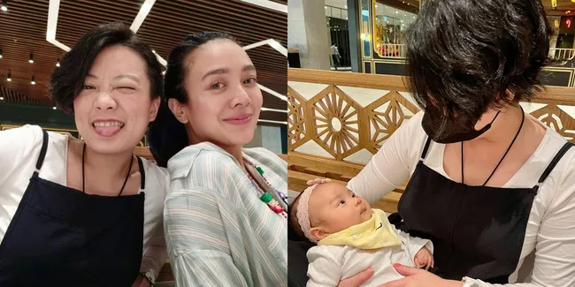 8 Potret Leony Gendong Baby Sanne dan Dipanggil 'Bude Cici', Malah Ditanya Kapan Punya Anak oleh Netizen - Dea Ananda Langsung Beri Jawaban Menohok