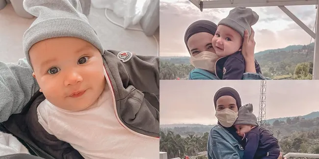8 Potret Liburan Baby Ukkasya Anak Zaskia Sungkar dan Irwansyah ke Vila, Pipi Chubby dan Wajah Ganteng Disorot