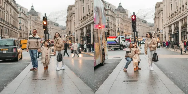 8 Potret Liburan Gading, Gisel, dan Gempi ke London, Tampak Kompak Meski Sudah Bercerai - Bahagia Saat Bersama
