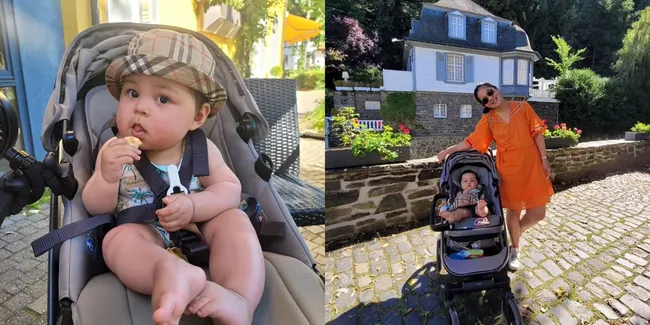 8 Potret Liburan Nova Putri Gracia Indri, Asyik Berenang hingga Jalan-Jalan - Paras Bule dan Pipi Chubby Jadi Sorotan