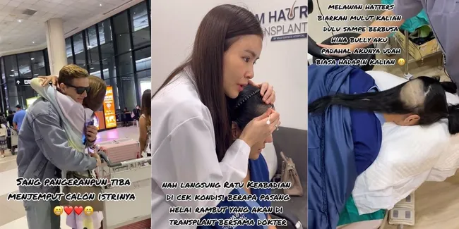 8 Potret Lucinta Luna Transplantasi Rambut di Bangkok - Ditemani Operasi oleh Calon Suami 