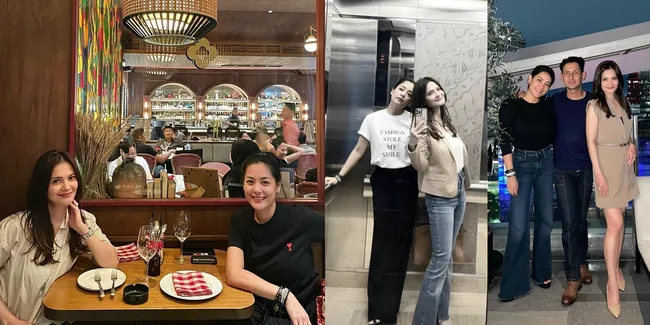 8 Potret Lulu Tobing dan Cut Tari Nongki Cantik, Foto Bareng Produser Bikin Fans Kangen Lihat Mereka Akting Bareng