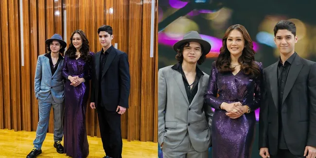8 Potret Maia Estianty Bareng Al Ghazali & Dul Jaelani di AMI Awards, Netizen: Asyiknya Bunda Maia Diapit Dua Adik Laki-Laki! 