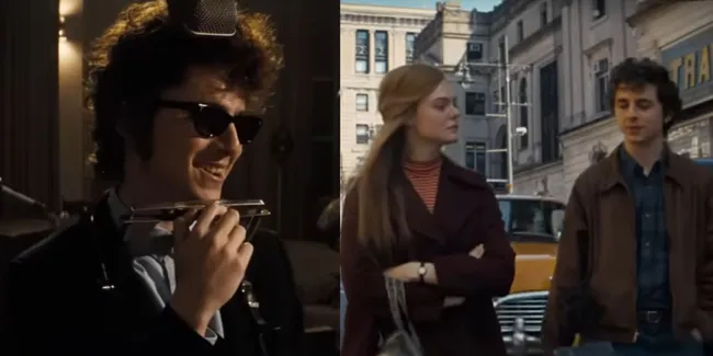 8 Potret Mengagumkan dari Trailer 'A COMPLETE UNKNOWN' : Timothee Chalamet Menghidupkan Bob Dylan